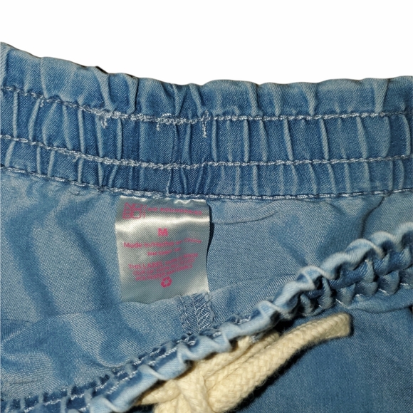 No Boundaries NWT Pull On Drawstring Light Weight Shorts Blue 614 - Picture 2 of 3